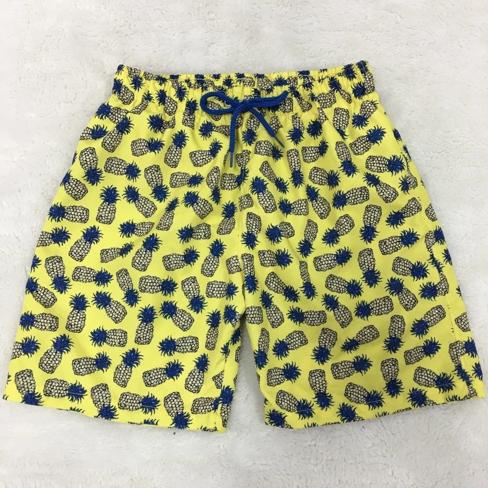 Pili Carrera Boys Pineapple Swim Trunk Shorts 10Y